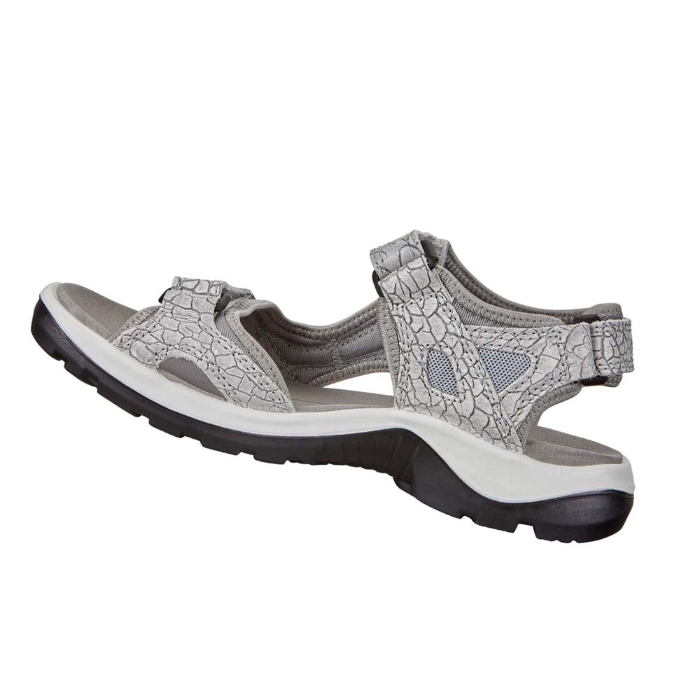 Women's Ecco Yucatan Sandals Silver | USA 198VRW